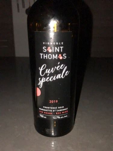 Vignoble Saint Thomas Cuv E Sp Ciale Vivino