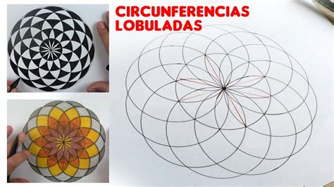 Cómo Dibujar Circunferencias Lobuladas con Compás Educación Plástica