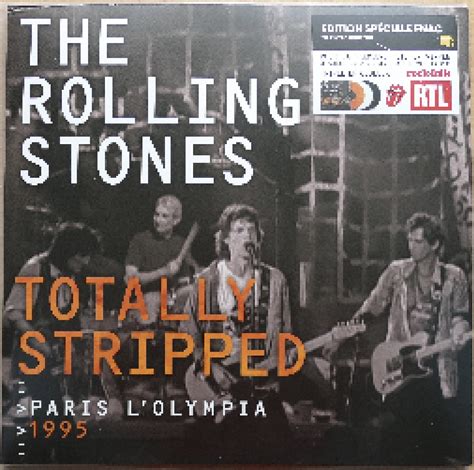 Totally Stripped Paris L Olympia 1995 3 LP 2023 Live Special