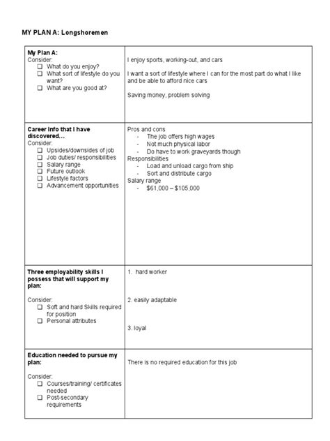 Revised Transition Plan Plan A And Plan B Pdf Academic Degree Salary