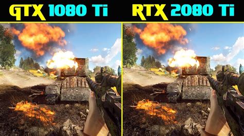 Rtx Ti Vs Gtx Ti Battlefield P Ultra Settings Youtube