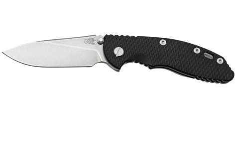 Rick Hinderer XM 18 3 5 Slicer Non Flipper S45VN Stonewash Black G10