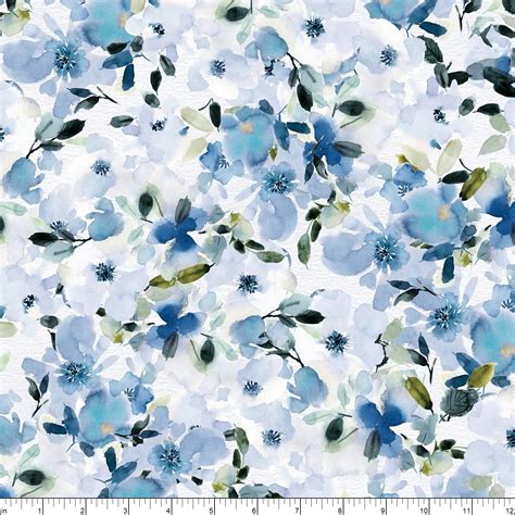 Amazon Wilmington Prints Enchantment Large Floral Fabric By The