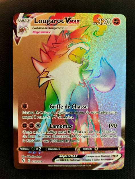 Carte Pokemon Lougaroc Vmax Evolution Céleste Français fr Kaufen auf