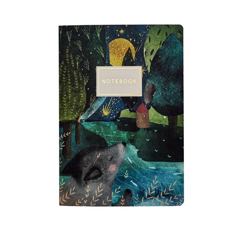 Fireworks Gallery BRUNO VISCONTI Bruno Visconti A5 Notebook The Wolf