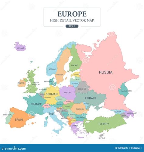 Countries Using Euro Map