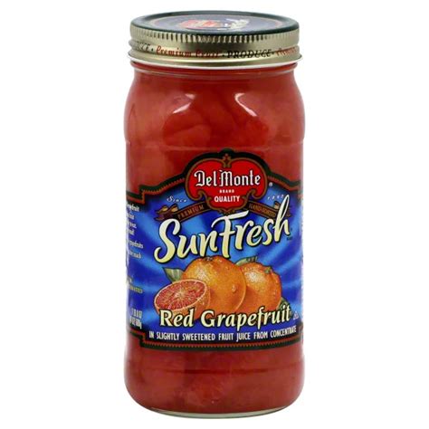 Del Monte Sun Fresh Red Grapefruit Segments In Slightly Sweetened Fruit