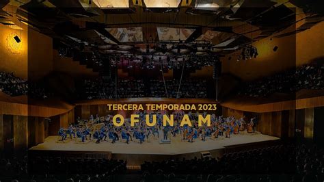 OFUNAM Tercera temporada 2023 Concierto navideño YouTube