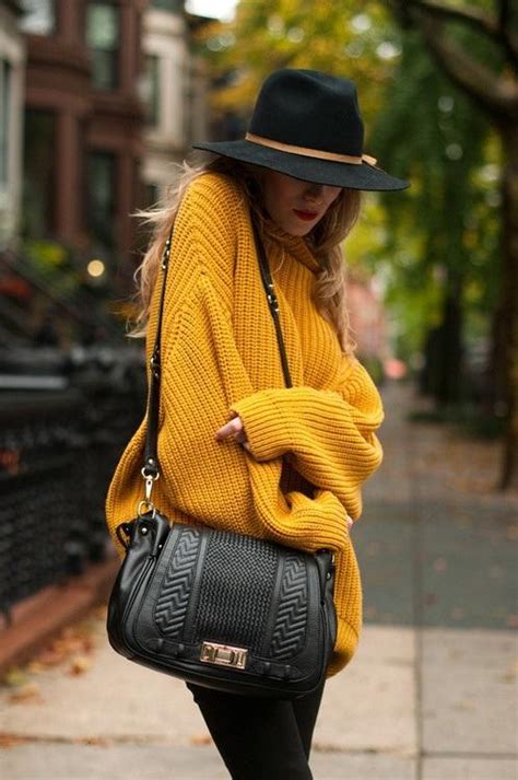 Как носить большие свитера - Glamusha