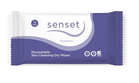 Senset Maceratable Dry Wipes Duomed