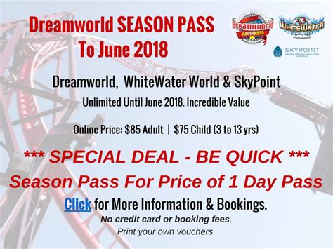 Dreamworld Tickets - Hints and Tips on Where and How to Buy