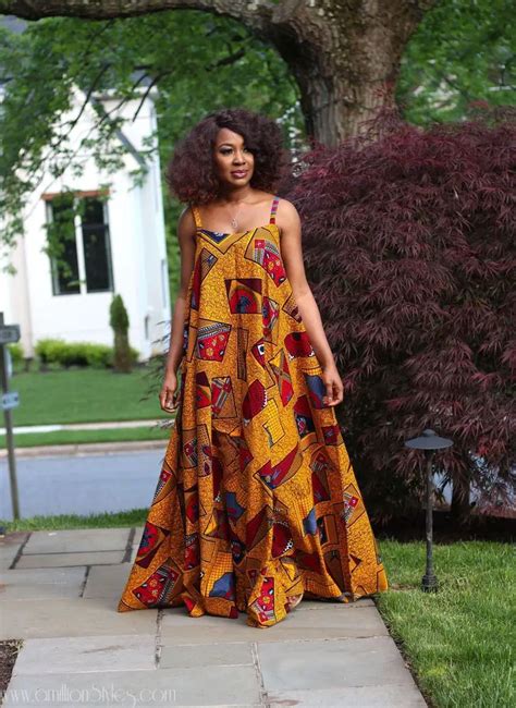 African Print Maxi Dresses Trending In A Million Styles