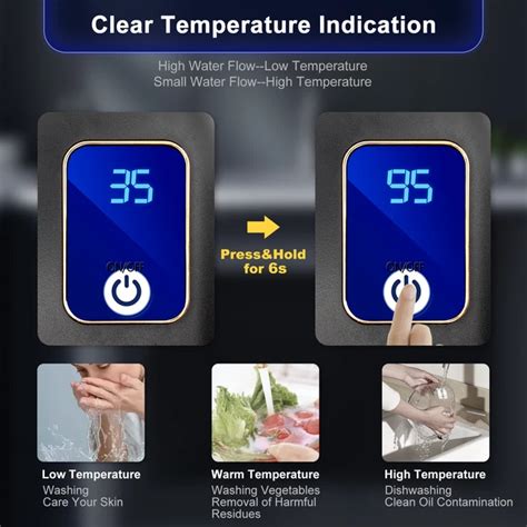 MINI INSTANT ELECTRIC Tankless Kitchen Hot Water Heater Shower V W EUR PicClick FR