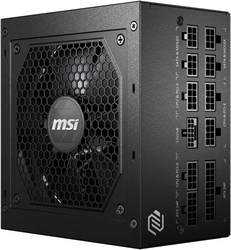 MSI A750GL PCIE 5 750W ATX 3.0 Full Modular 80 Plus Gold Gaming Power ...