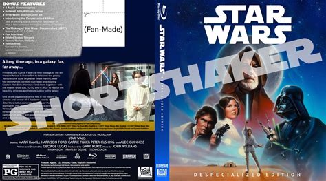 Star Wars 1977 Despecialized Edition Custom Blu Ray Cover No Blu Ray