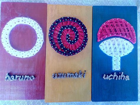 Conjunto Quadros Naruto String Art Elo7 Produtos Especiais