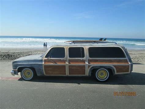 1990 Chevrolet Suburban Custom Street Rod Woody Hotrod Beach Cruiser