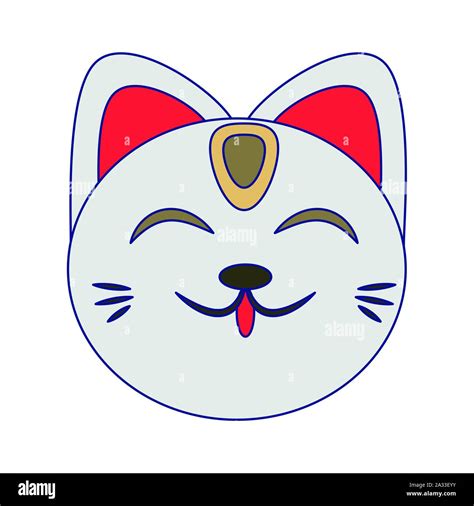 Chinese Cat Icon Stock Vector Image And Art Alamy