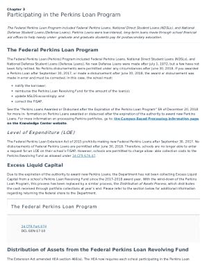 Fillable Online Participating In The Perkins Loan Program FSA Partner