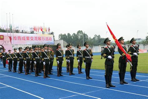 五邑大学国旗护卫队在广东省学校国旗护卫队交流展示活动中实现“三连冠” 五邑大学