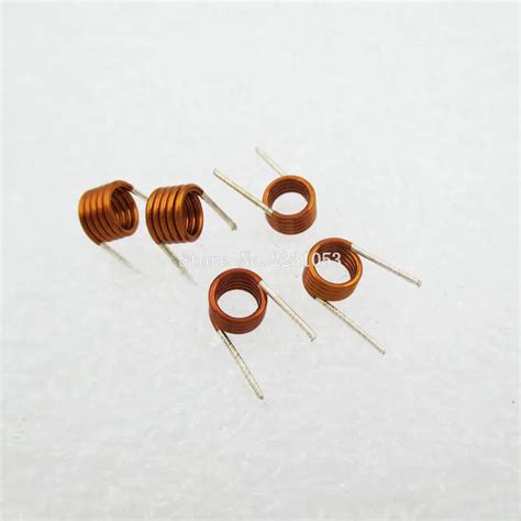 50pcs Lot 3 5 4 5t 0 7 Inductors Fm Coil Inductor Hollow Coil Inductance Copper Wire In