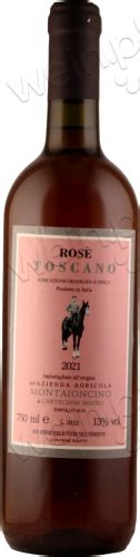 2021 Toscana Igt Rosé Toscano From Montaioncino Weinplus Wine Reviews