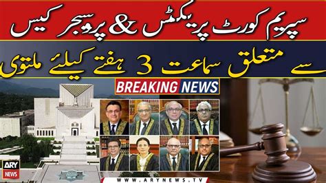 SC Adjourns Hearing Of Act Clipping CJPs Powers For Three Weeks