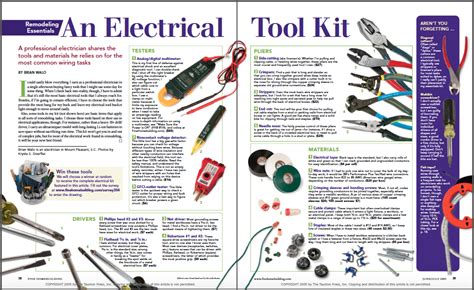 An Electrical Tool Kit - Fine Homebuilding