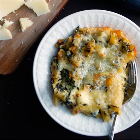 Baked Spinach Artichoke Pasta - The Live-In Kitchen