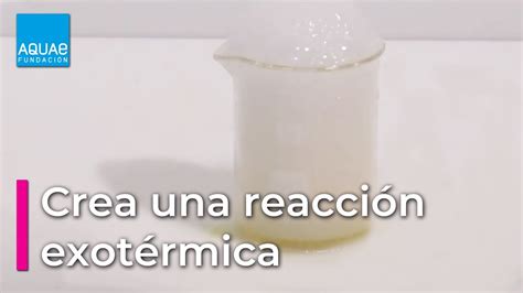 Crea Una ReacciÓn ExotÉrmica Experimentos Youtube