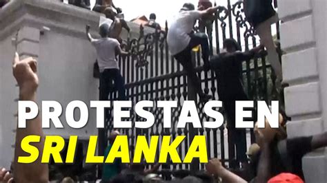 Presidente De Sri Lanka Renuncia En Medio De Protestas YouTube