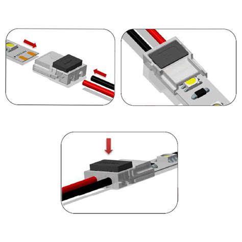 2 Pin LED Strip Connector Super Slim Low Profile