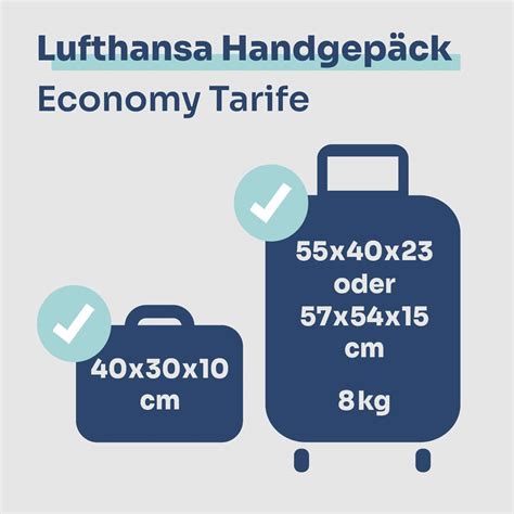 Lufthansa Handgep Ck Ma E Gewicht Regeln Tipps