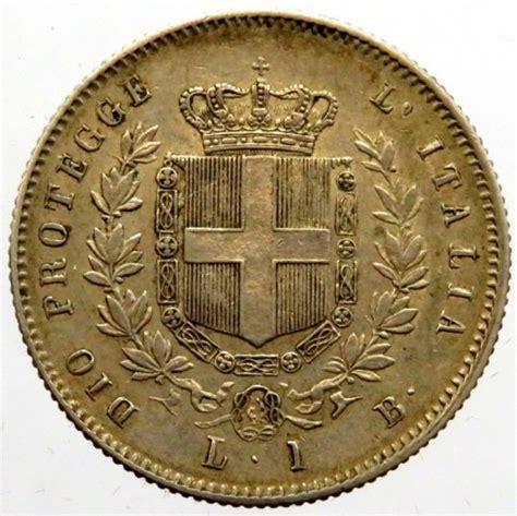 Vittorio Emanuele Ii Lira Bologna Au Studio Numismatico