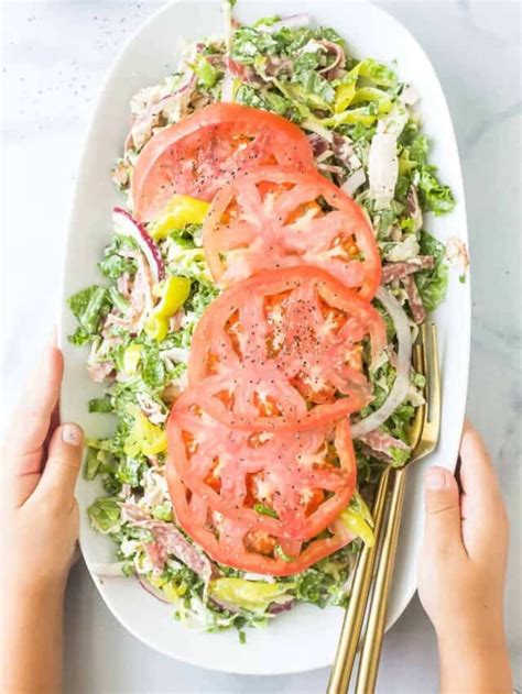 Italian Grinder Salad Joyful Healthy Eats