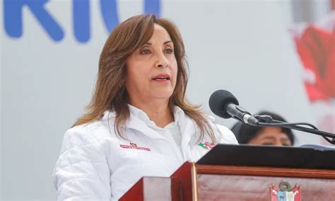 Dina Boluarte Desarrollo Del Per No Se Basa En Encuestas