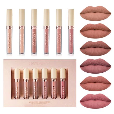 Amazon BONNIE CHOICE Pcs Nude Matte Liquid Lipstick Set