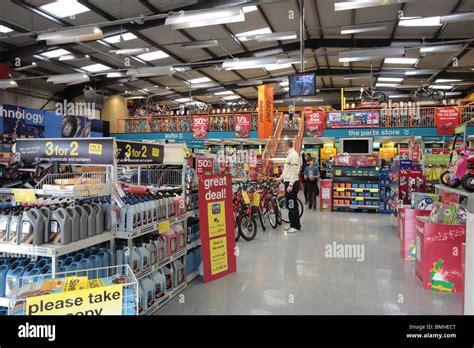 halfords store stock photo royalty  image  alamy