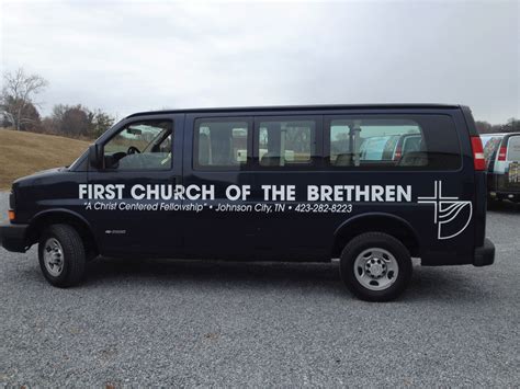 first-church-of-the-brethern-van-wrap - Stafford Custom Graphics