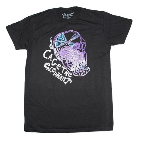 Cage The Elephant Cage The Elephant Colorskull T Shirt