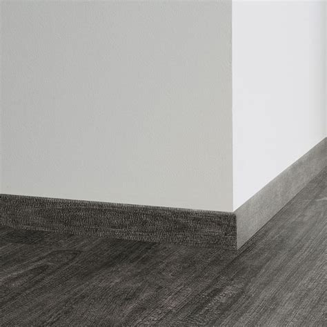 Charred Wood BLACK Plint LVT Afwerking