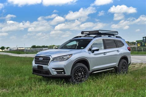 2020 Subaru Ascent Black Rhino York Black Wheel Pros