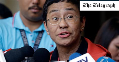 Philippines Journalist And Prominent Duterte Critic Maria Ressa