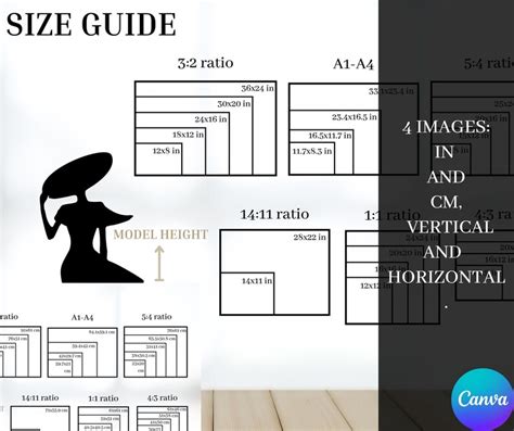 Art Print Size Guide Aspect Ratio Wall Art Size Guide Poster Etsy