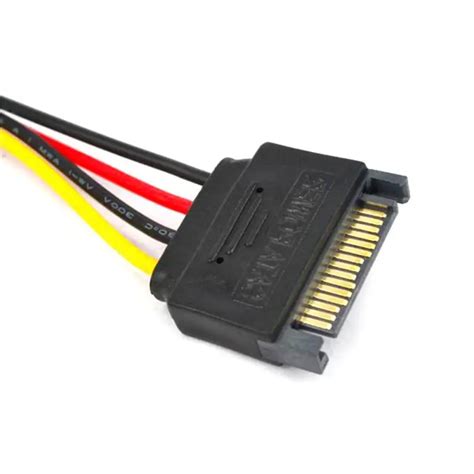 Aliexpress Buy 15pin 15P Sata Serial ATA Male To Molex IDE 4 Pin