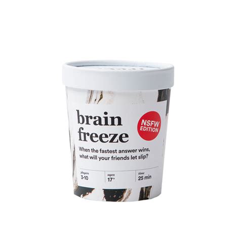 Brain Freeze Party Game Nsfw Edition Asmodee North America