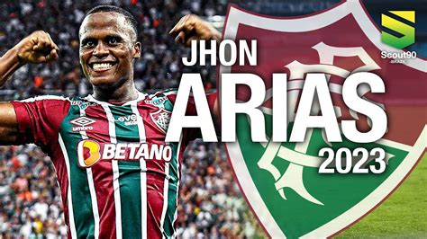 Jhon Arias Dribles Passes Gols Fluminense Hd Youtube