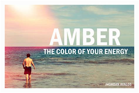 Amber The Color Of Your Energy On Behance