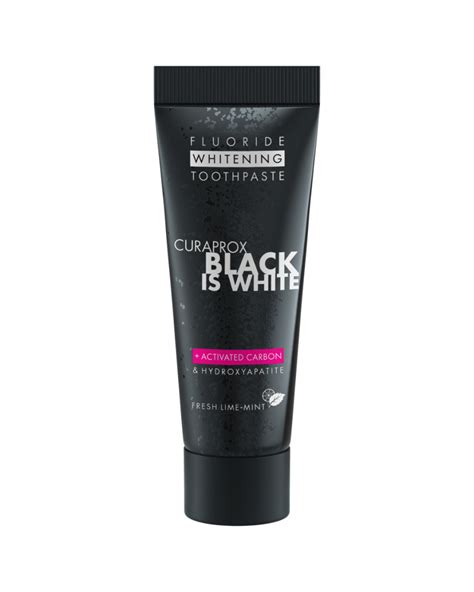 Black is white charcoal toothpaste | CURAPROX-Shop South Africa