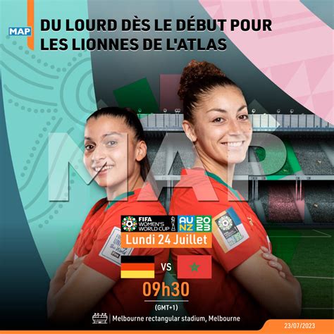 Mondial Féminin 2023 Maroc Allemagne Du Lourd Dès Le Début Pour Les